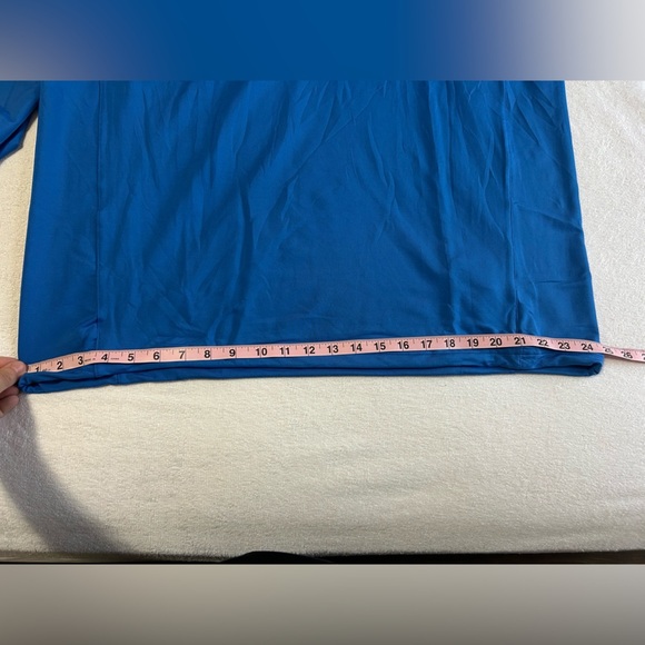 Puma Blue and White Golf Cool Cell Quarter-Zip Pull Over XL - Picture 10 of 10